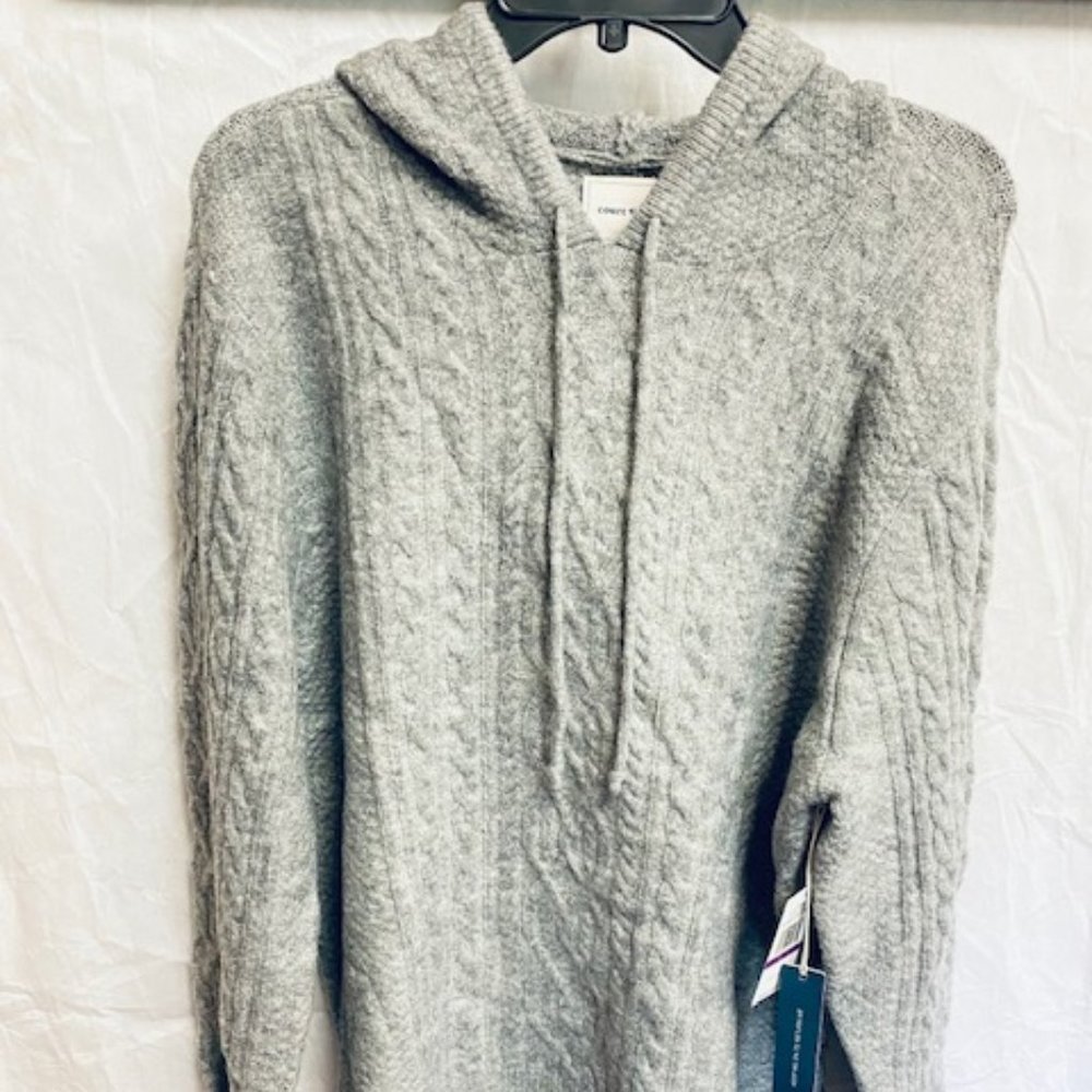 Court & Rowe Silver Heather Grey Hoodie Sz XXL